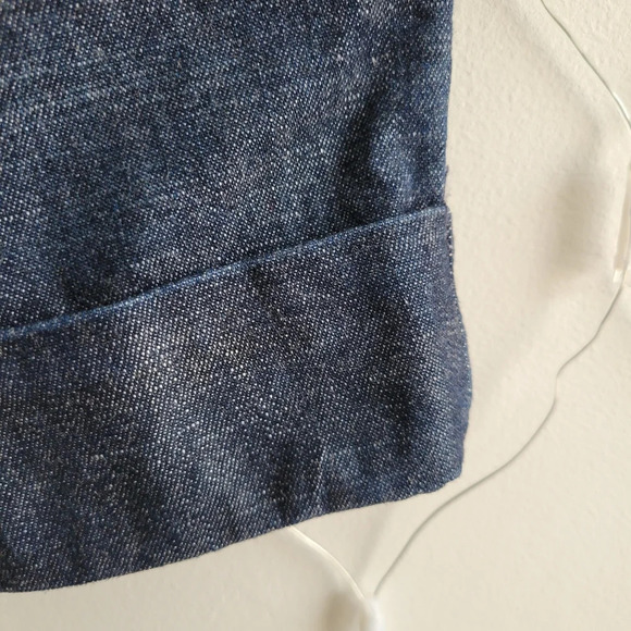 X2 Denim Cuffed Shorts / Darker Denim / Cotton / Size 10 - Picture 2 of 7